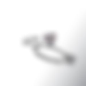 Кольцо с лавандовой шпинелью и бриллиантом 1.93 карат в белом золоте