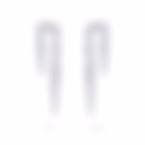 Пусеты из белого золота с бриллиантами 3.322 карата.