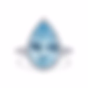 Кольцо из белого золота с турмалином Параиба 5.2 карата