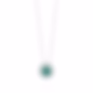 Подвеска из белого золота с изумрудом 1.57 карата.