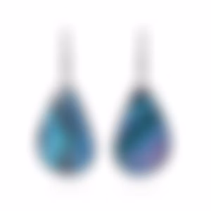 Серьги из белого золота с опалами 11.09 и 10.17 карата