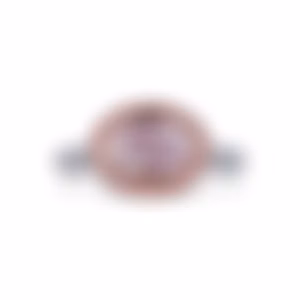 Ring with diamond "oval" 1.51 ct FLPP (Fancy Light Purplish Pink)/SI1 GIA