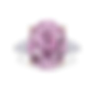 Кольцо с морганитом 5.44 карата в белом золоте от Parure Atelier