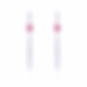 Серьги из белого золота с двумя шпинелями весом 0.97 и 0.92 карата