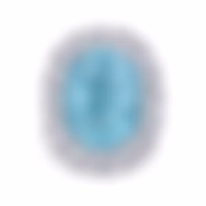 Кольцо из белого золота с турмалином Параиба 26.84 карата