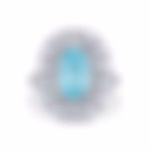 Кольцо из белого золота с турмалином Параиба 2.51 карат.