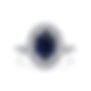 Кольцо с сапфиром 2.04 карата в белом золоте, дизайн Parure Atelier