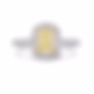 Кольцо из белого золота с желтым бриллиантом 1.01 карат