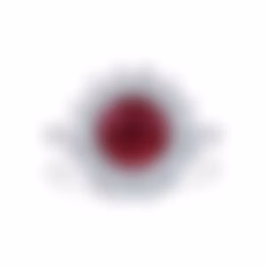 Кольцо из белого золота с рубином 2.13 карата.