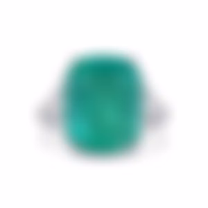 Кольцо с изумрудом 9.8 карат на белом золоте от Parure Atelier