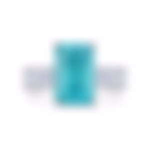 Кольцо из белого золота с турмалином Параиба 3.36 карат