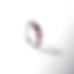 Кольцо-дорожка с каскадом ягодных шпинелей, центральный камень 3.373 карат