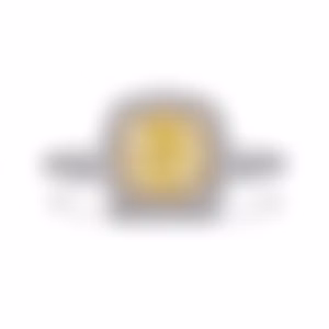 Кольцо с желтым бриллиантом 1 карат в белом золоте от Parure Atelier