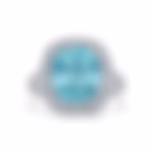 Кольцо с турмалином Параиба 3.48 карат в белом золоте