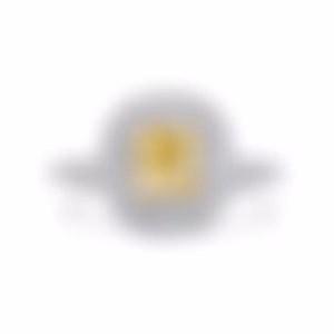 Кольцо с желтым бриллиантом 1.03 карат в белом золоте