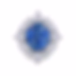 Кольцо из белого золота с сапфиром 4.63 карата, дизайн Parure Atelier