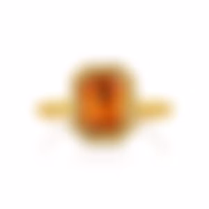 Кольцо из жёлтого золота с спессартином 2.3 карата