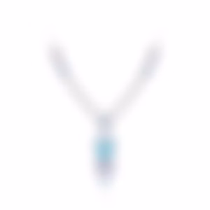 Колье SOUFFLE DE LA MER с турмалином Параиба 32.44 карат в белом золоте