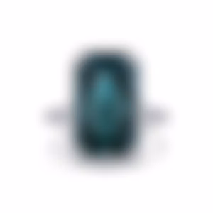 Кольцо из белого золота с турмалином 6.94 карата