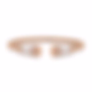 Браслет-бэнгл из розового золота с перламутром 7.25 карат и бриллиантами