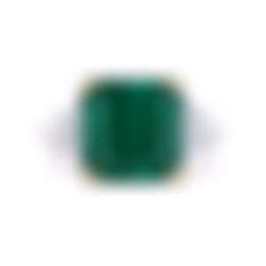 Кольцо с изумрудом 5.86 карат в белом золоте от Parure Atelier