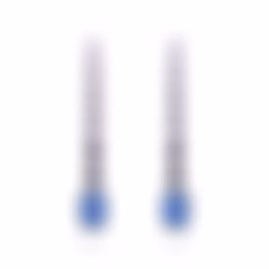 Серьги из белого золота с сапфирами 4.07 и 4.24 карата