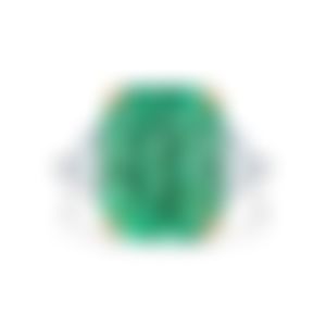 Кольцо из белого золота с изумрудом 7.51 карат, дизайн Parure Atelier