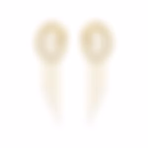 Пусеты-змеи из желтого золота с бриллиантами 0.41 карат.