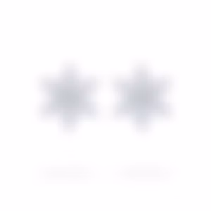 Пусеты из белого золота с бриллиантами 1.265 карат.