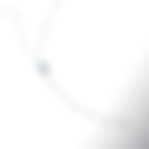 Колье с топазом и бриллиантами 2.66 карат в белом золоте