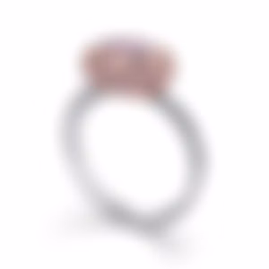 Ring with diamond "oval" 1.51 ct FLPP (Fancy Light Purplish Pink)/SI1 GIA