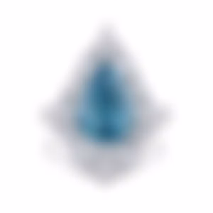 Кольцо с белым золотом и цирконом 6.34 карата, дизайн Parure Atelier