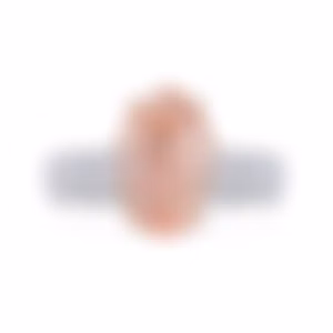 Кольцо из белого золота с розовым бриллиантом 5.04 карата.