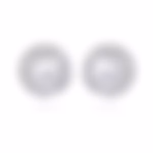 Пусеты из белого золота с жемчугом 6.58 и 6.75 карата