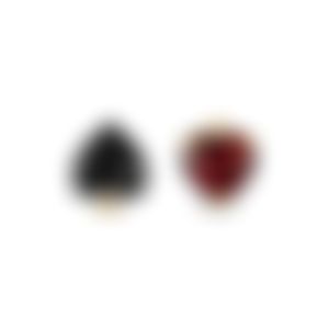 Пусеты «Пики и червы» с шпинелью 4.71 карата в белом золоте.