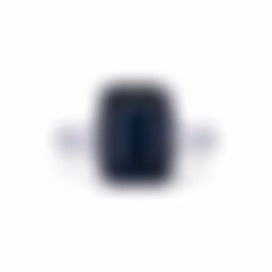 Ring with spinel "octagon" 4.59 ct Blue GIA