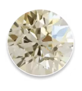 С очень светло-жёлтым оттенком