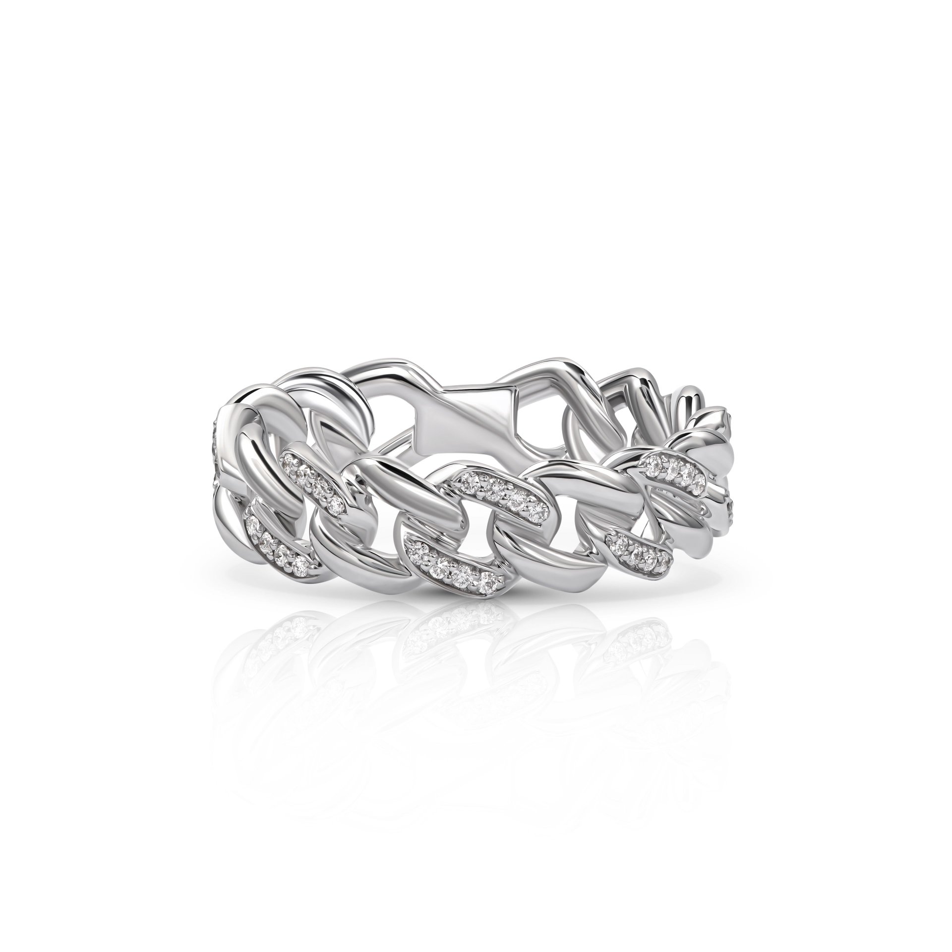 Кольцо с бриллиантом 0.18 карата из коллекции Parure Atelier