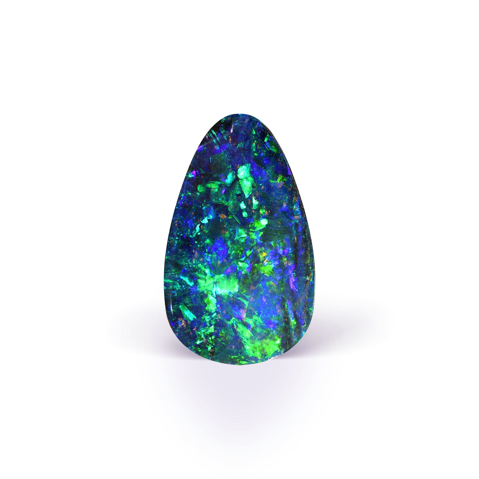 Болдер-опал 4.90 карата, натуральный драгоценный камень