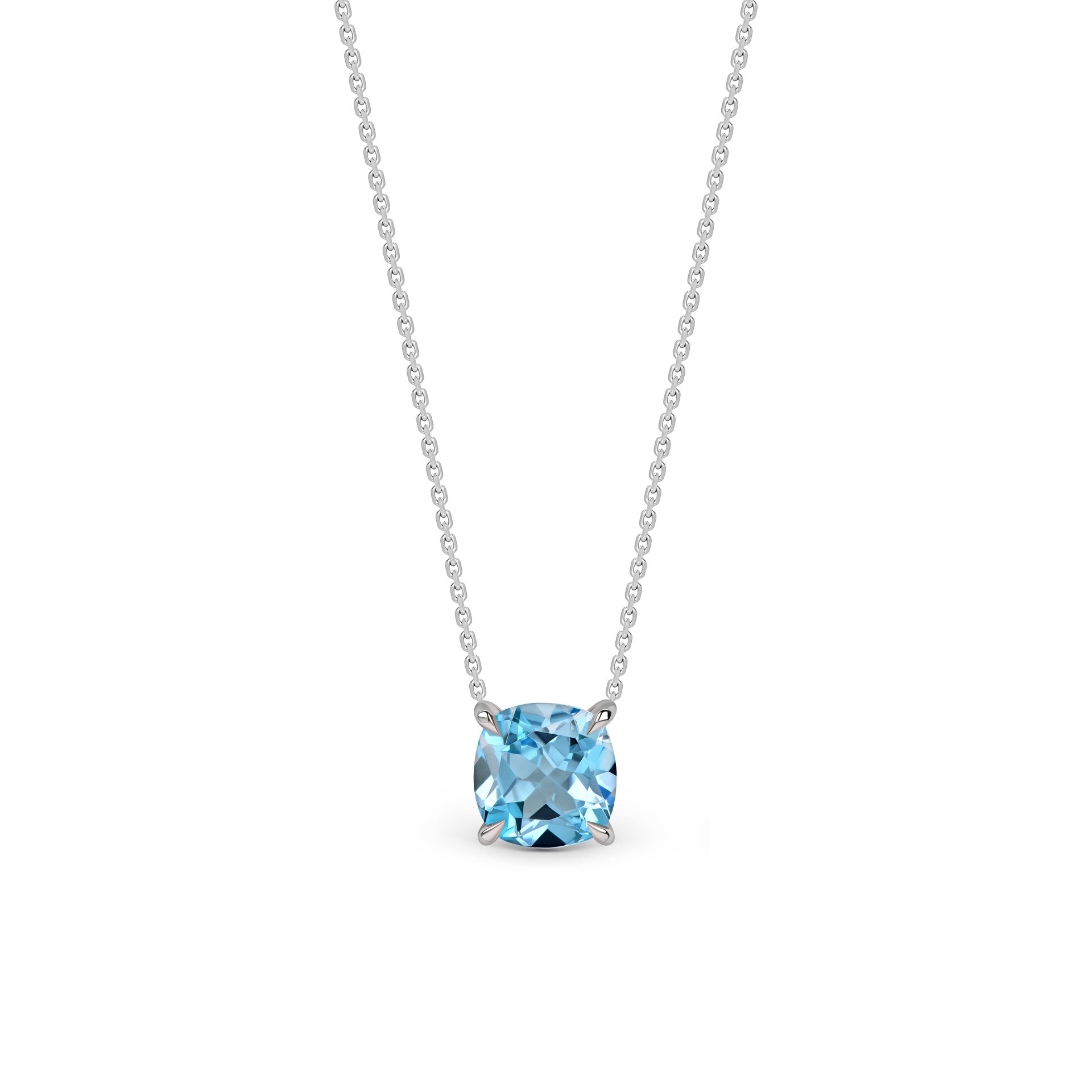 Подвеска с топазом 2.65 карат в белом золоте от Parure Atelier