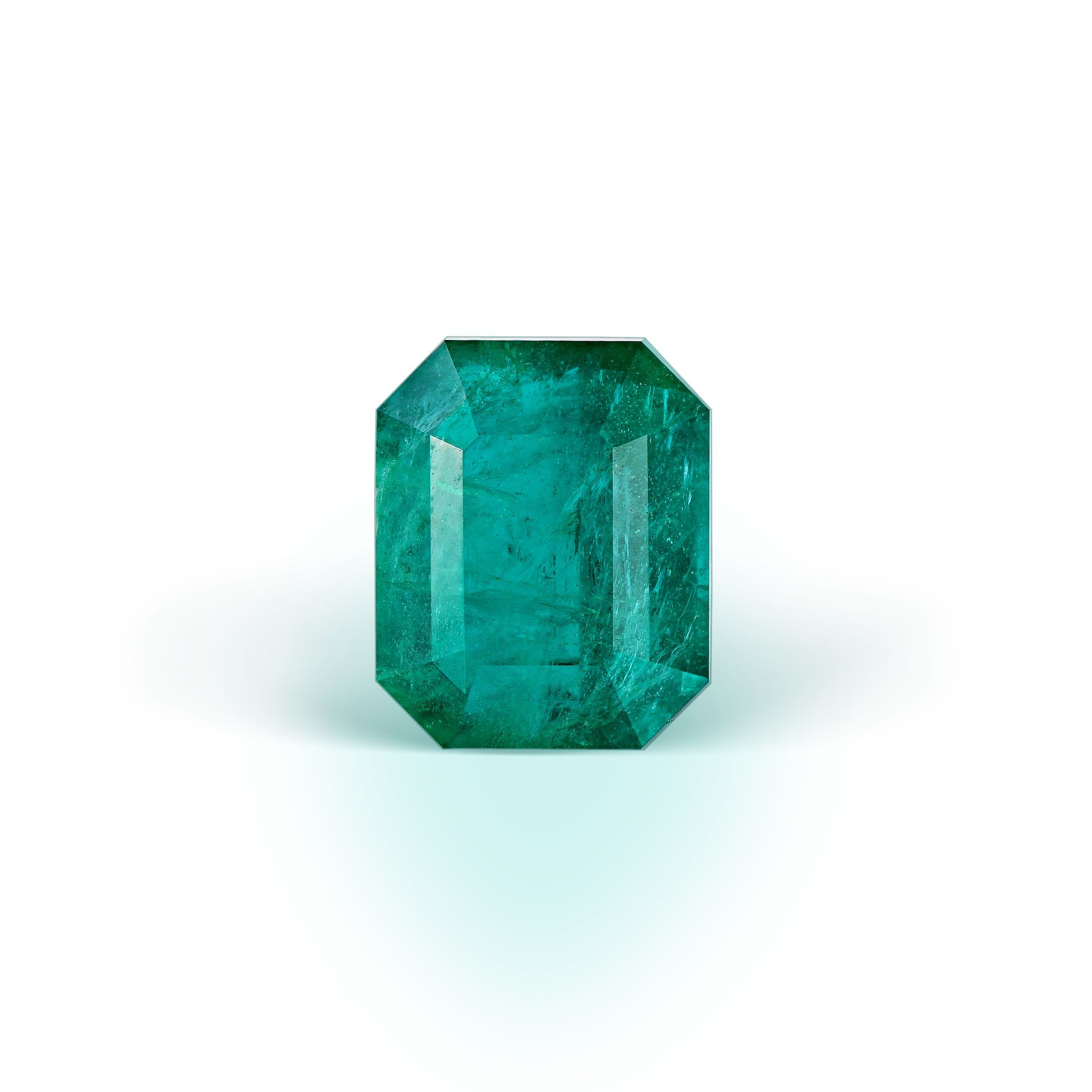 Изумруд 3.88 карата натуральный зеленый драгоценный камень