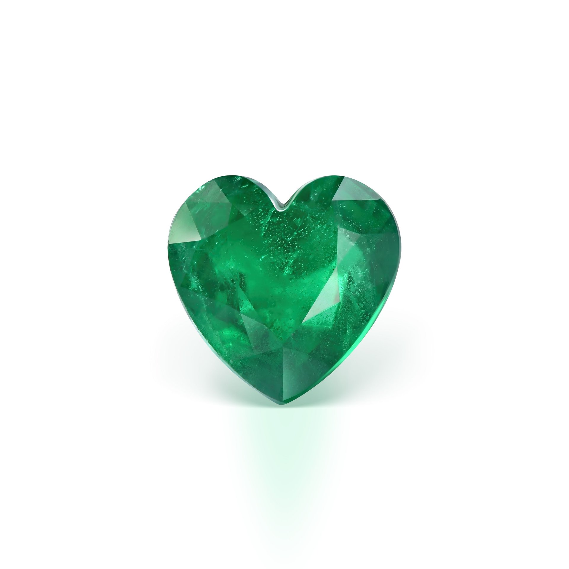 Изумруд 5.35 карат, центральный камень, изысканный дизайн.