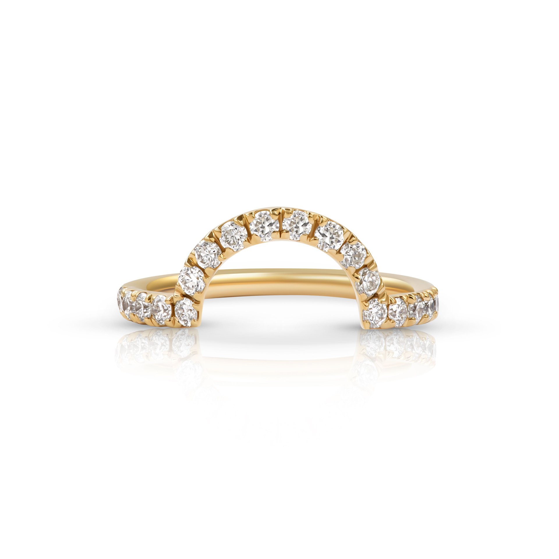 Кольцо с бриллиантом 0.24 карат из коллекции Parure Atelier