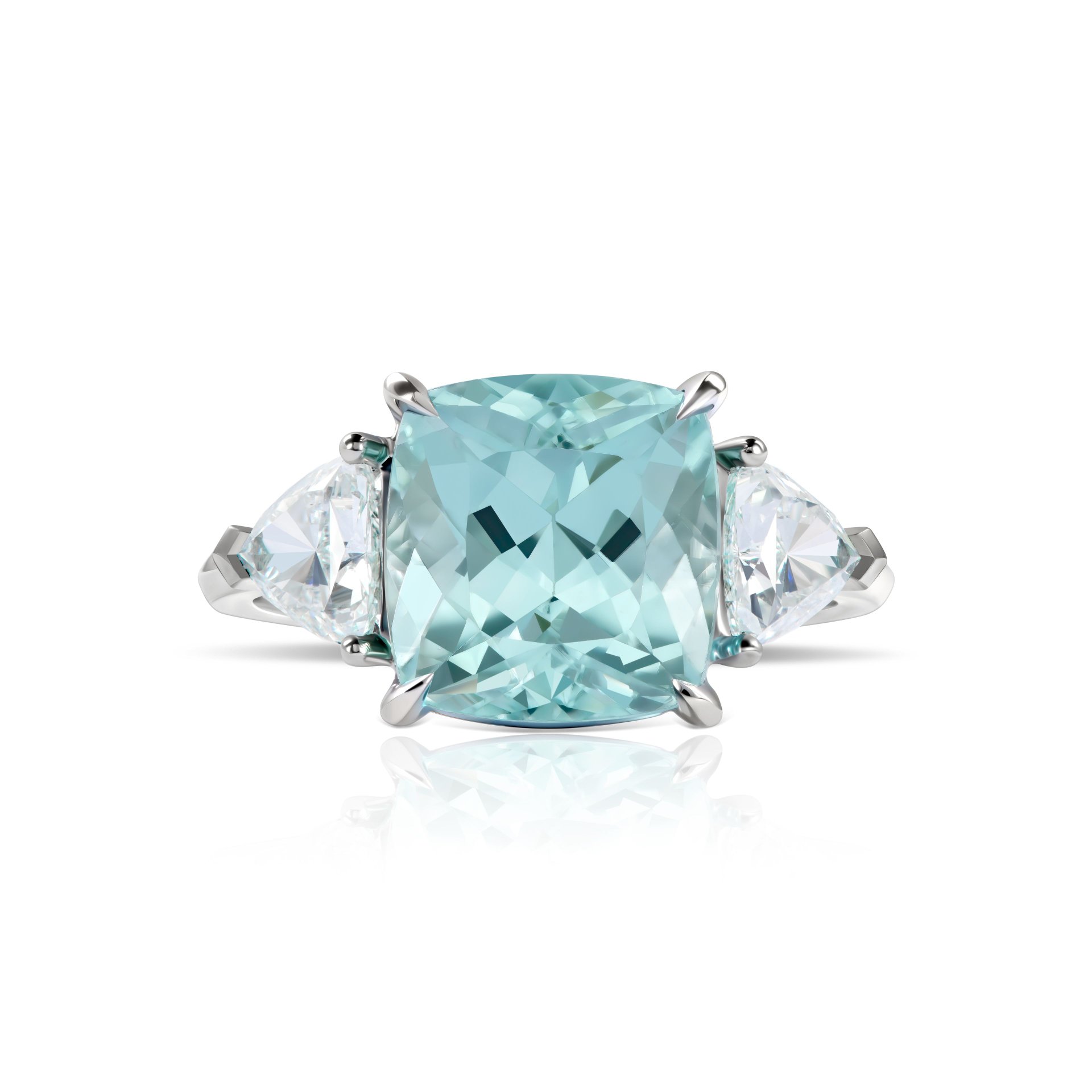 Кольцо с турмалином 4.39 карат в белом золоте от Parure Atelier