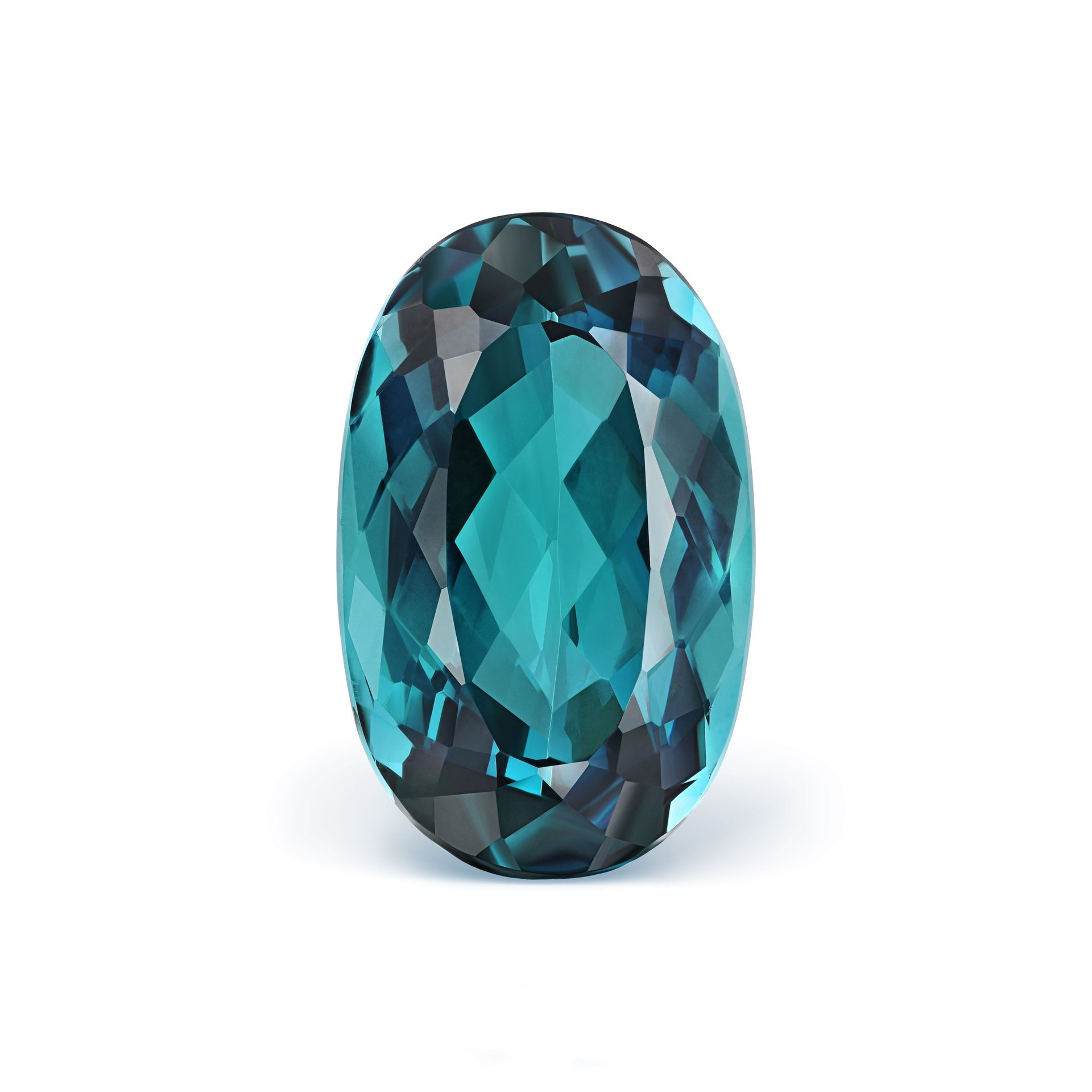 Кольцо с турмалином 8.47 карат в элегантном дизайне.