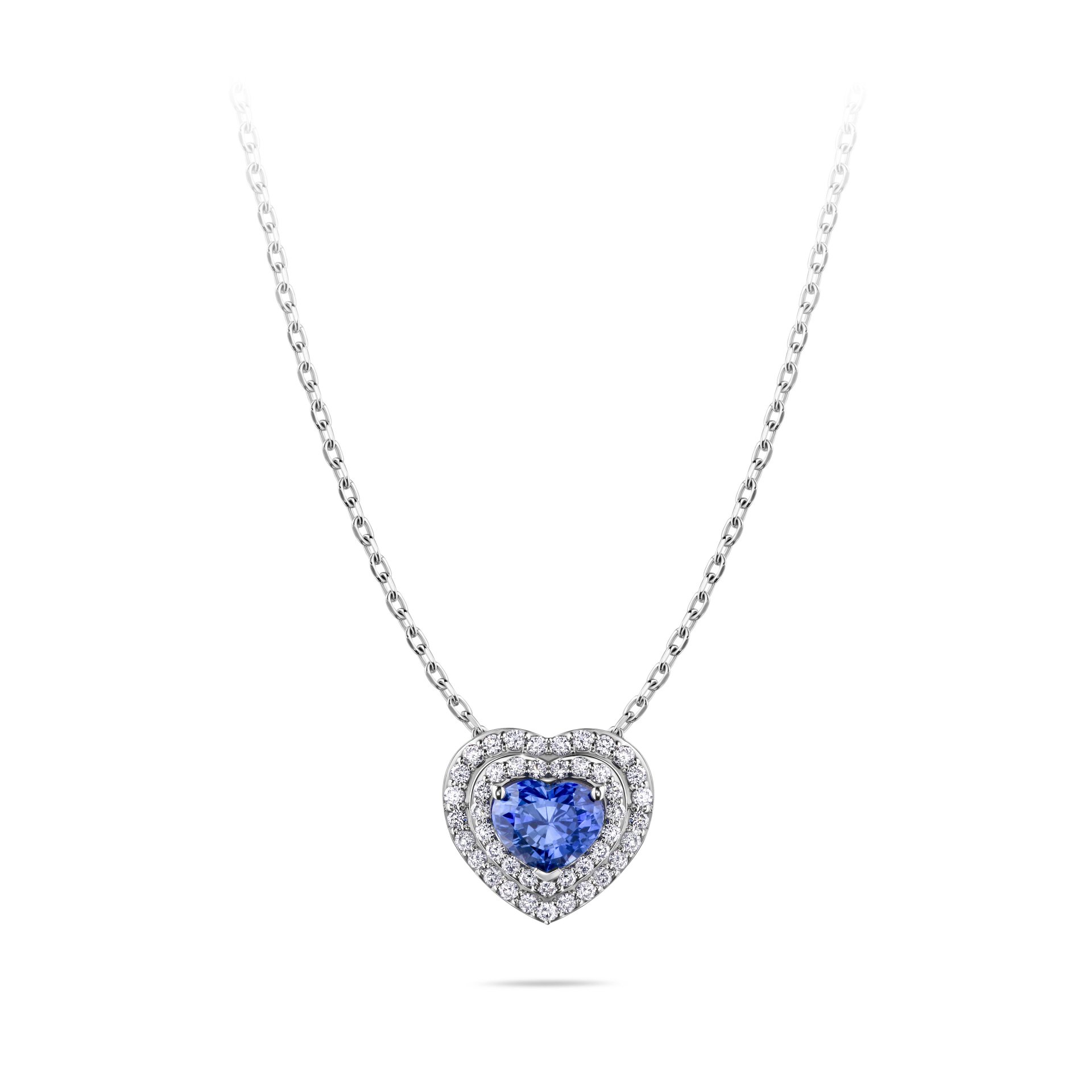 Подвеска из белого золота с сапфиром 0.79 карата, украшение Parure Atelier