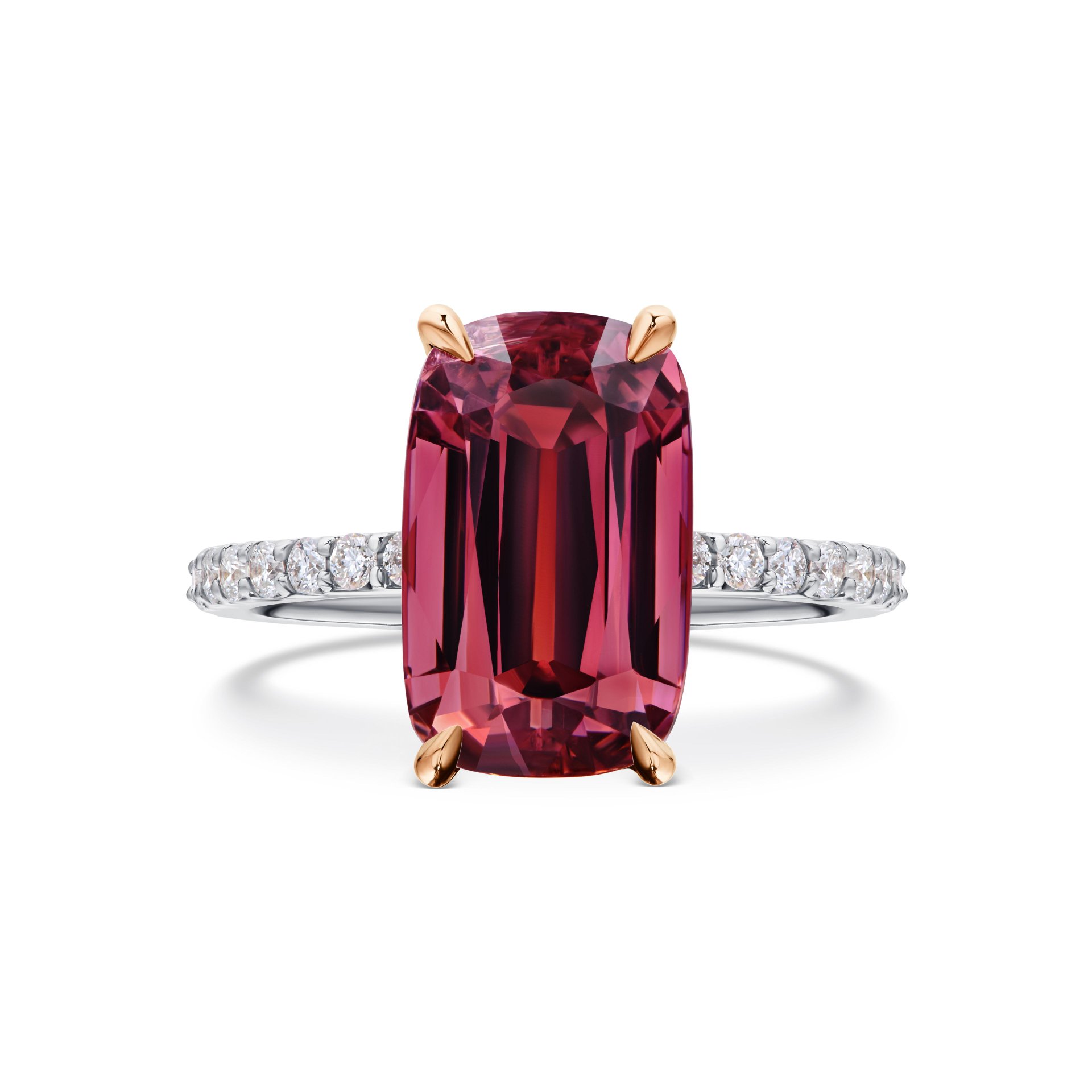 Кольцо с турмалином 4.96 карат в белом золоте от Parure Atelier