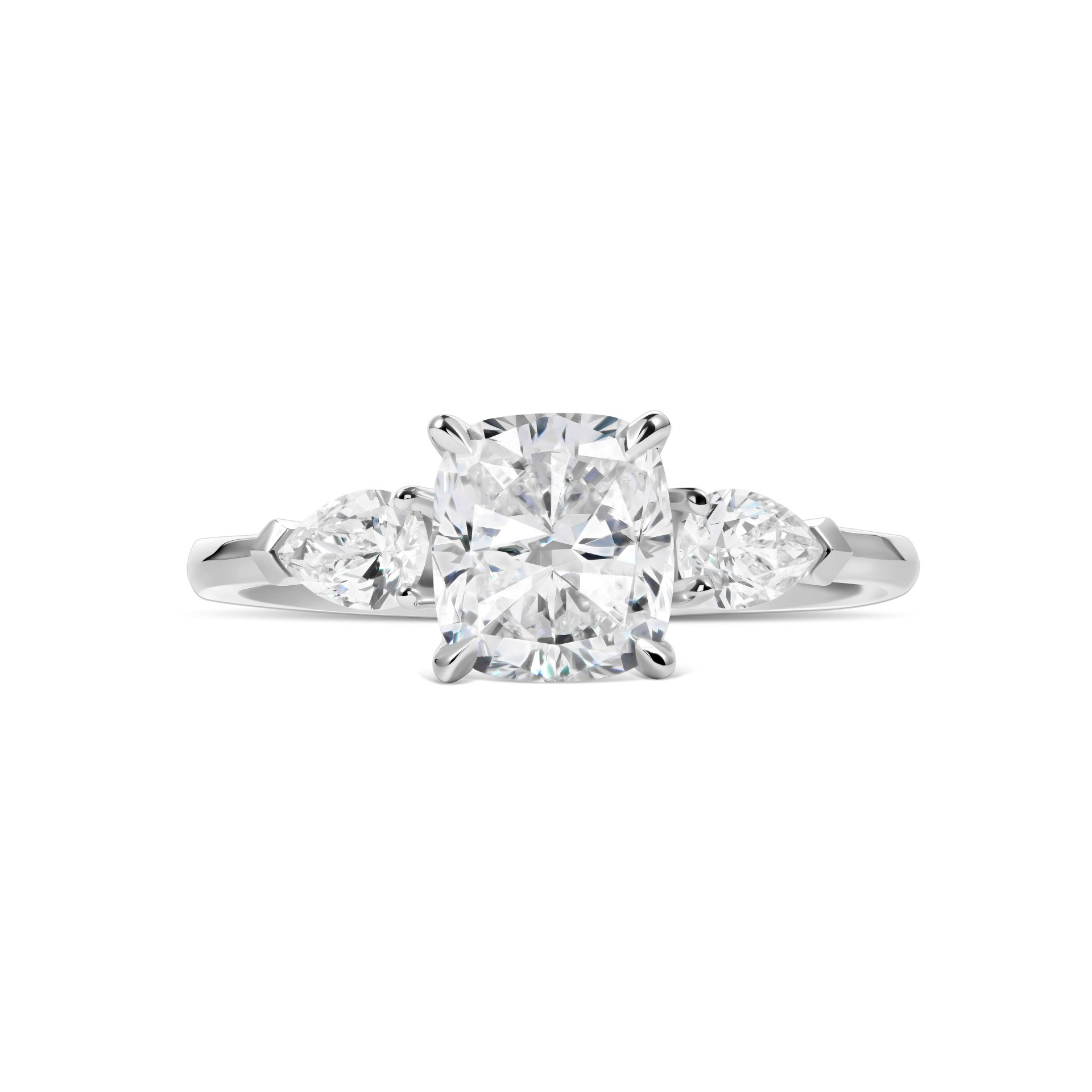 Кольцо из белого золота с бриллиантом 1.51 карат, дизайн Parure Atelier