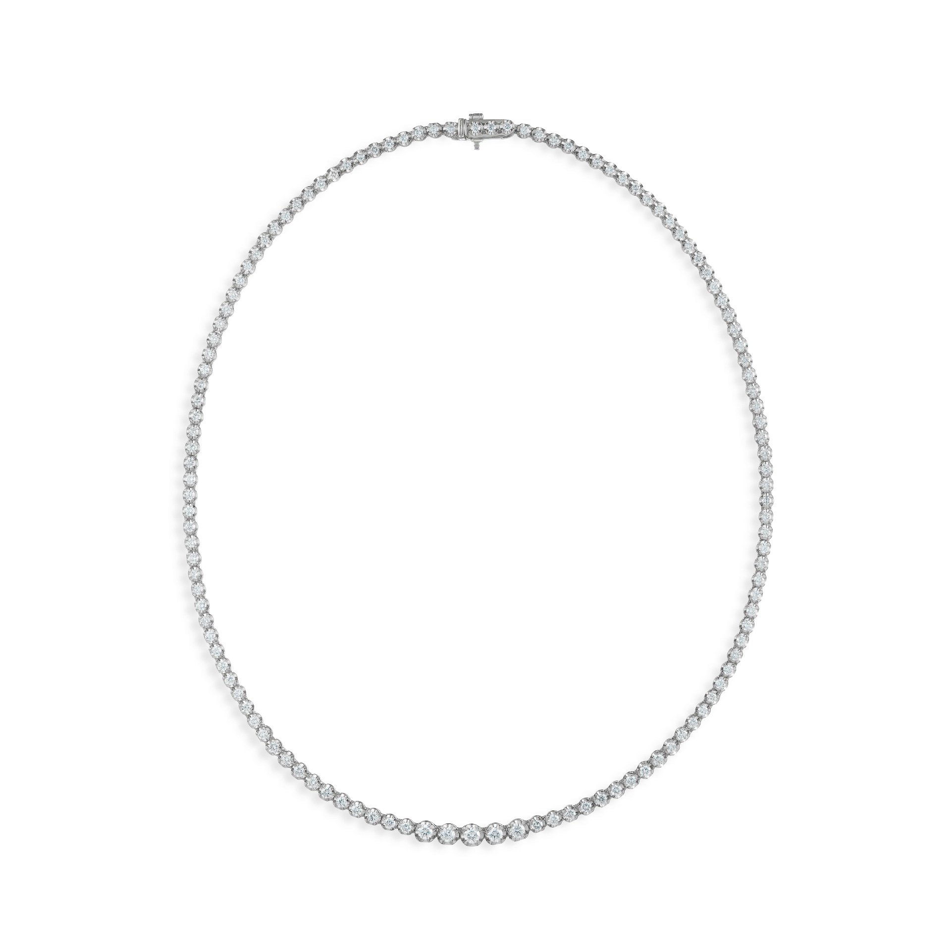 Колье с бриллиантом 5.01 карат в белом золоте от Parure Atelier