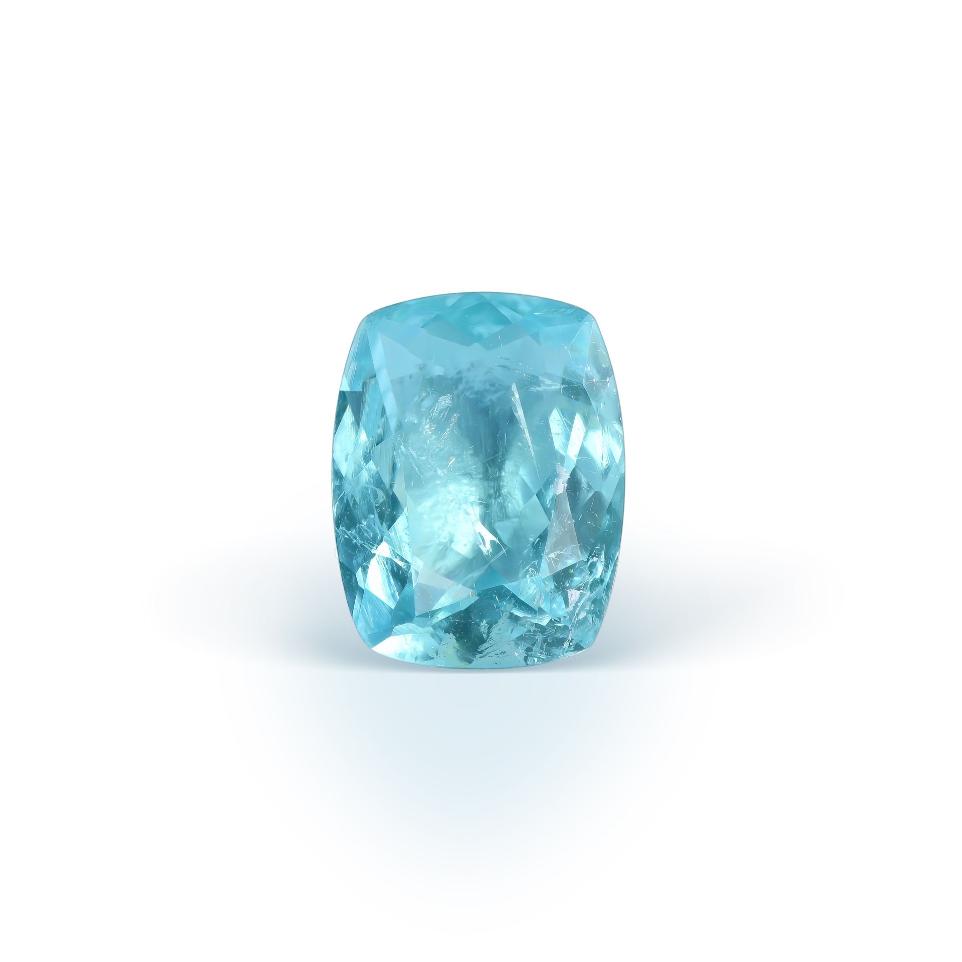 Турмалин Параиба 1.52 карата яркий голубовато-зелёный камень